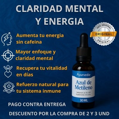 AZUL DE METILENO AYURVEDIC 30 ML