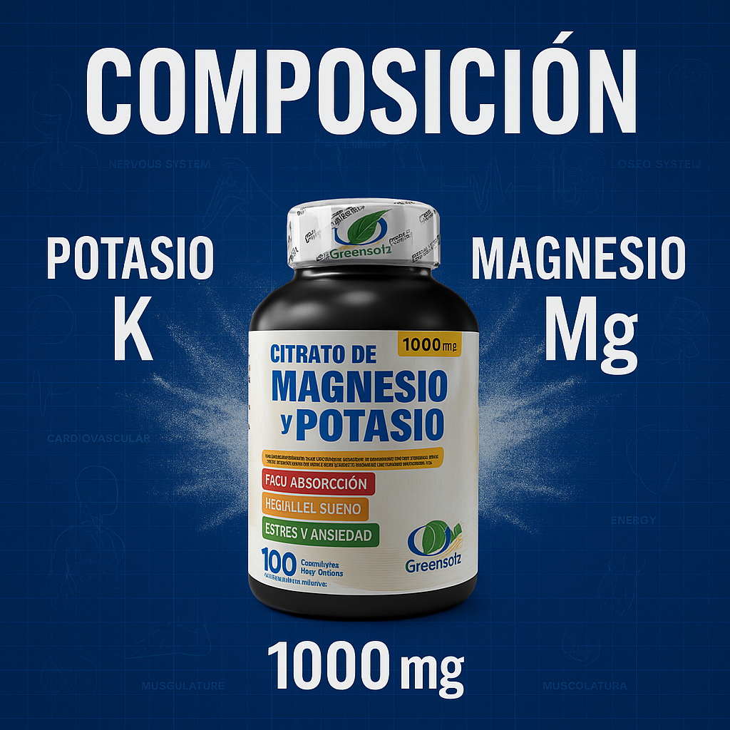 CITRATO DE MAGNESIO Y POTACIO GREENSOFG